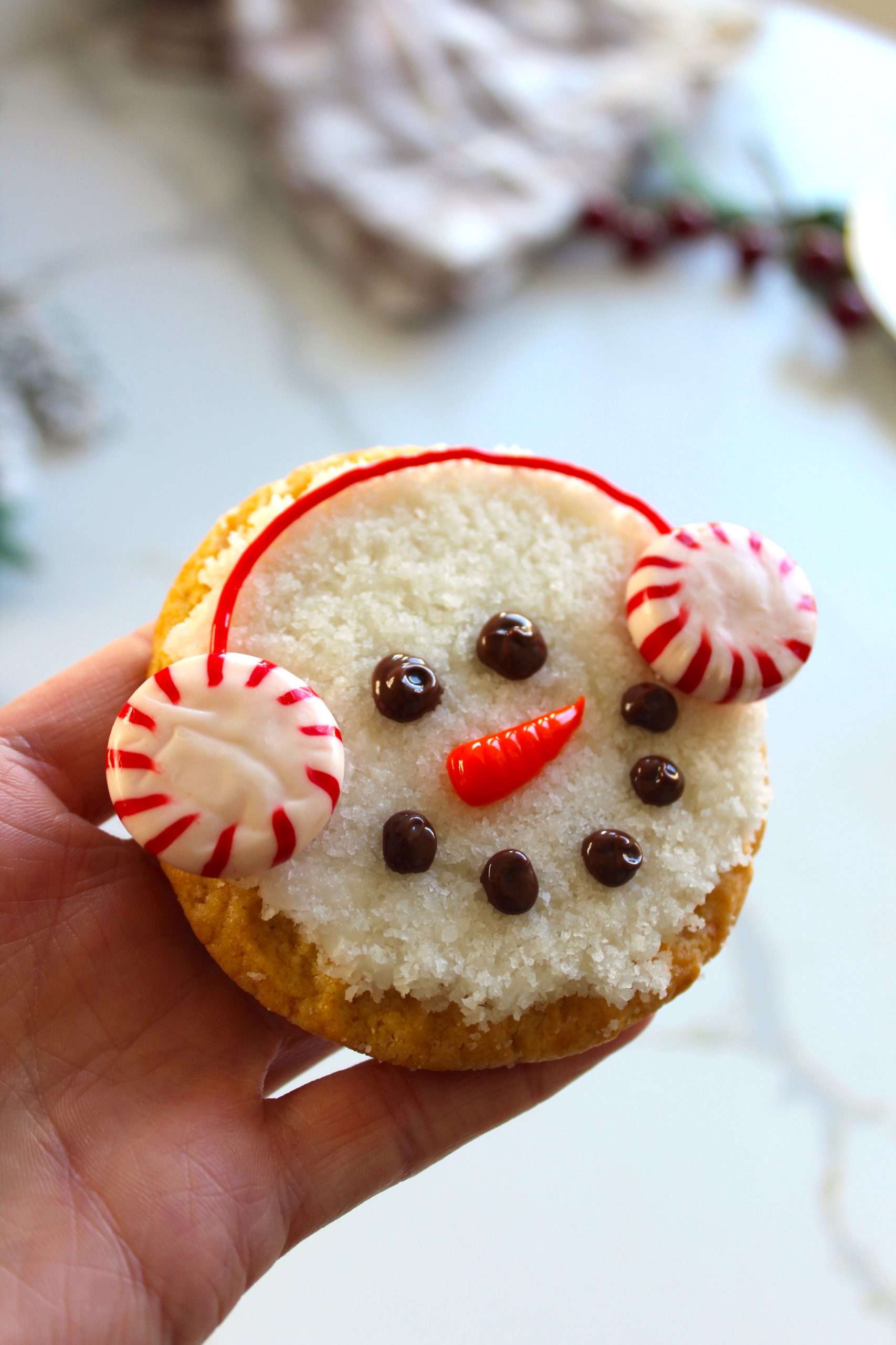 Snowman Sugar Cookies | The Squeaky Mixer
