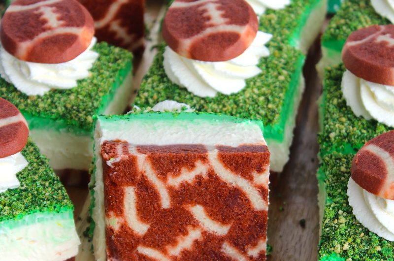 Pillsbury Football Sugar Cookie Cheesecake Bars
