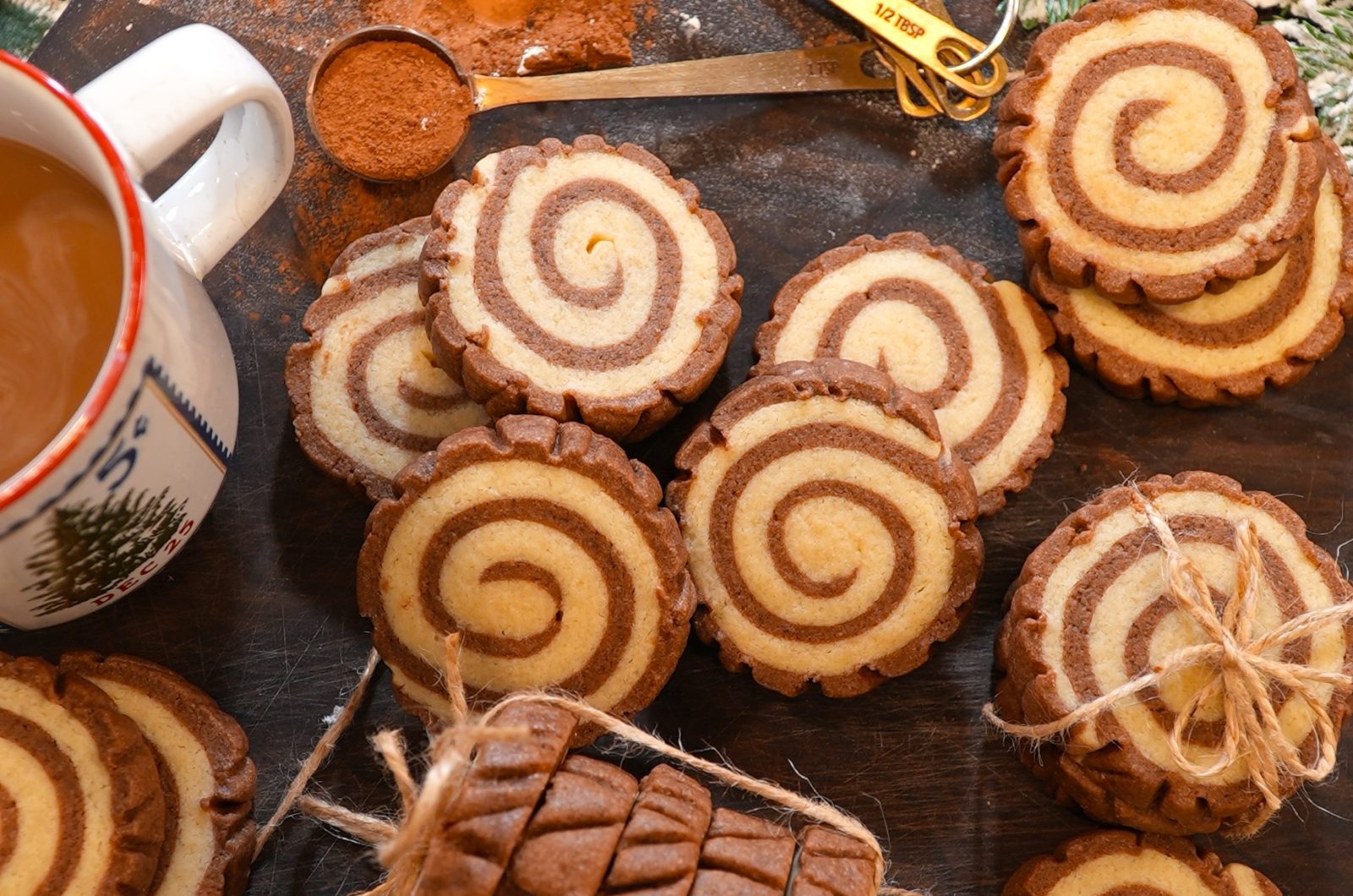 Log Pinwheel Cookies